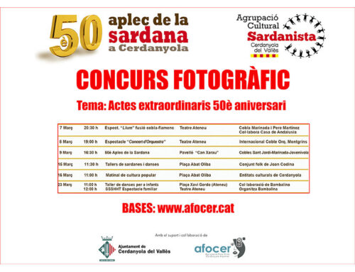 Concurs 50è aniversari Aplec de la Sardana de Cerdanyola